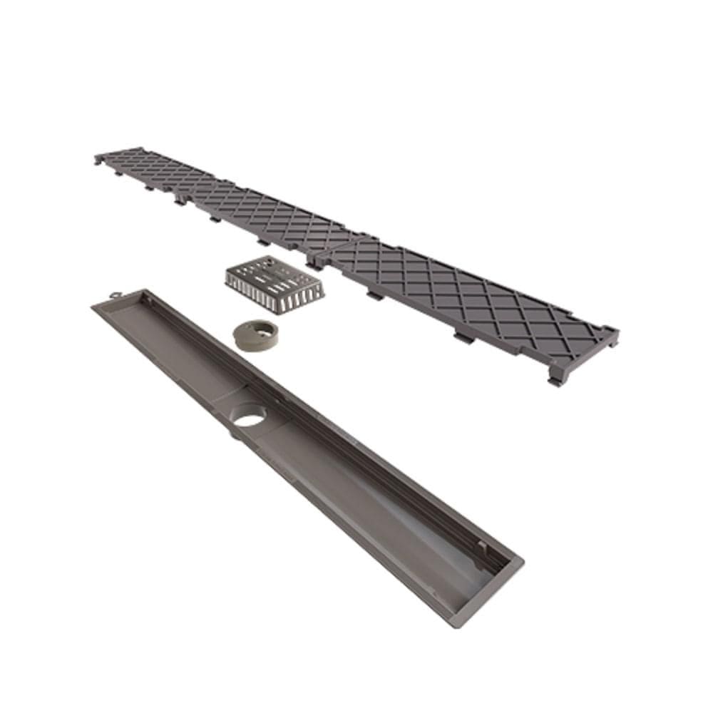 Ralo Linear 75cm Novii Pvc Seco Saida Central Oculto 8881