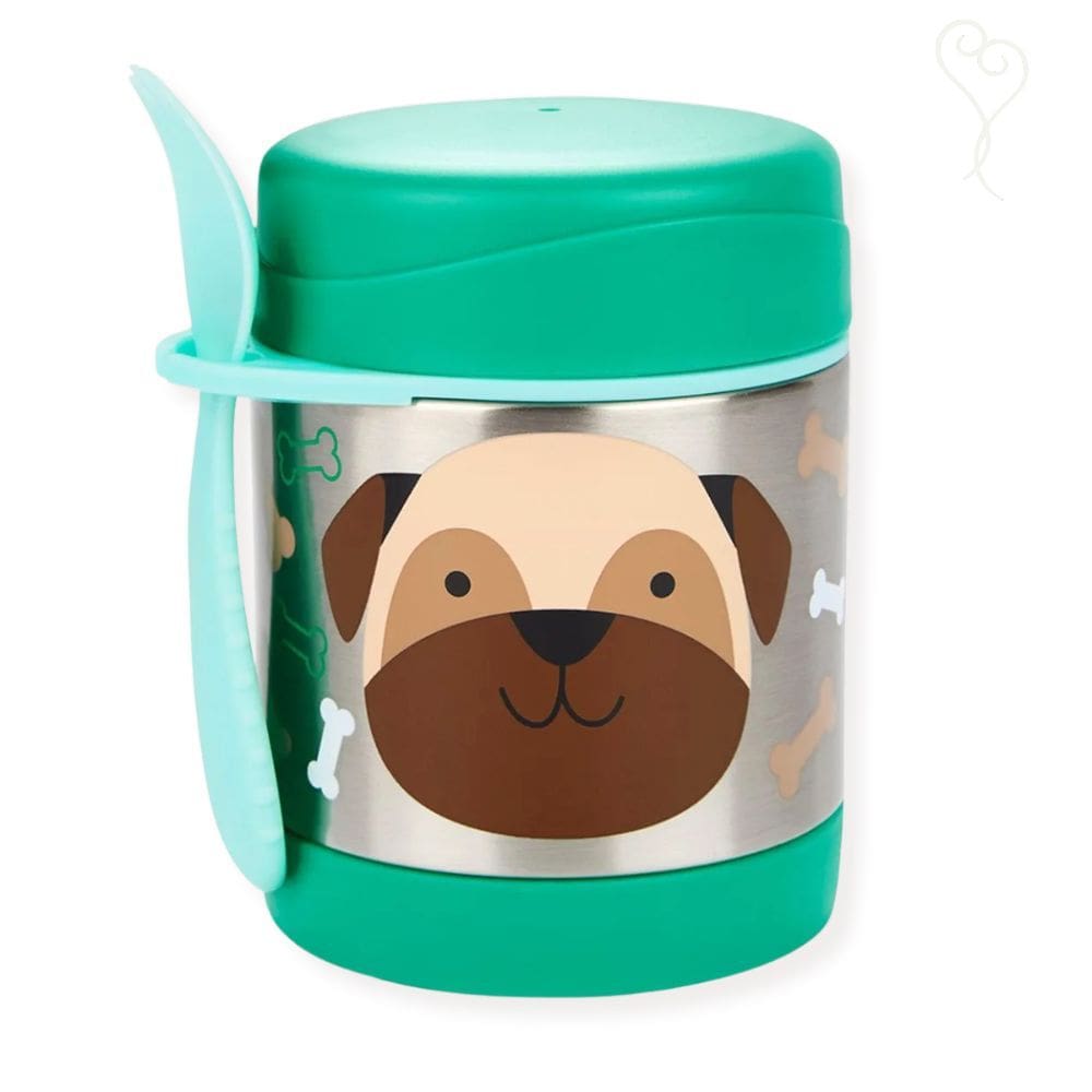 Pote Termico Com Talher Zoo Cachorro Pug - Skip Hop