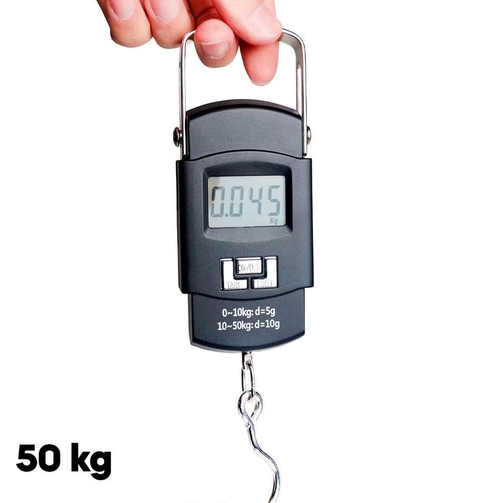 Balança De Mão Digital Para Pesar Peixe Bolsa E Bagagem