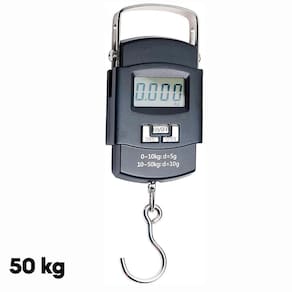Balança De Mão Portatil Até 50Kg Com Gancho Para Bagagem