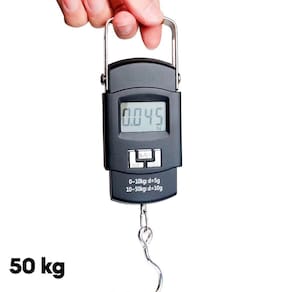 Balança De Mão Digital Para Bagagem Peixe Bolsa E Mala