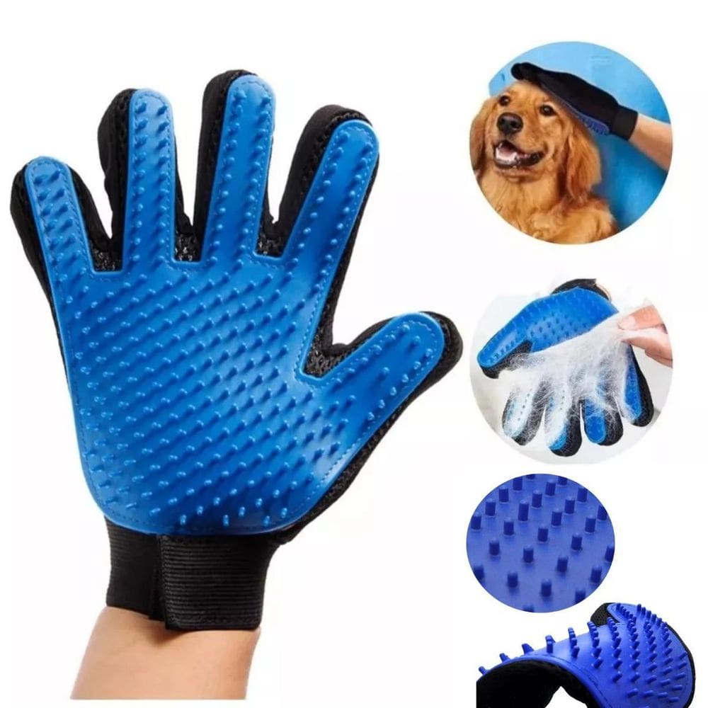 Luva Magnética Para Pets Conforto Limpeza