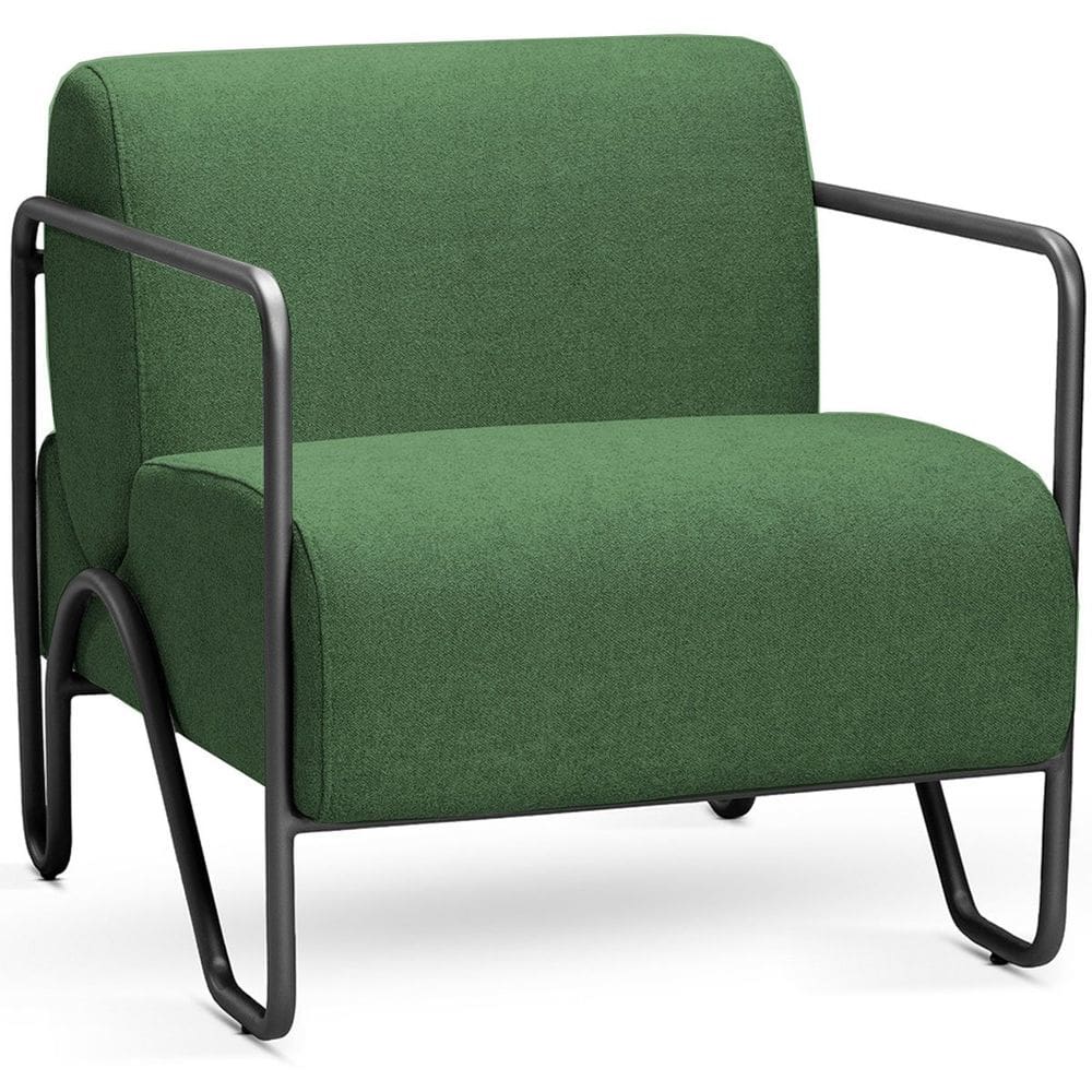 Poltrona para Sala e Escritório Base de Metal Melin