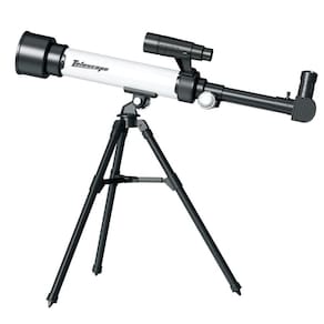 Telescopio Luneta Infantil Astronômico Tripe 360º Ocular 60x