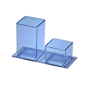 Organizador de Mesa Duplo Porta Lápis e Clips - Acrimet | Porta Objetos | Escritório | Escolar | Casa