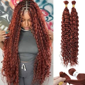 Trança de cabelo SOYI HAIR Deep Water Wave 100g 35cm 2 tranças