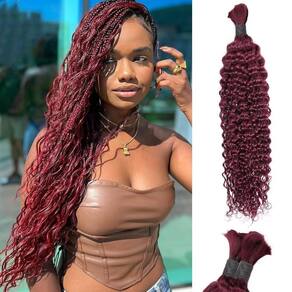 Braiding Hair SOYI HAIR Deep Water Wave 50g 56cm Borgonha