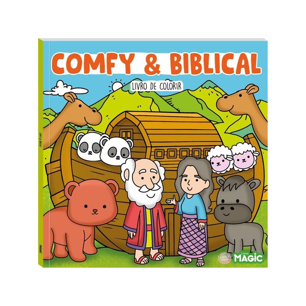 Livro de Colorir Magic Kids Coleção Comfy
