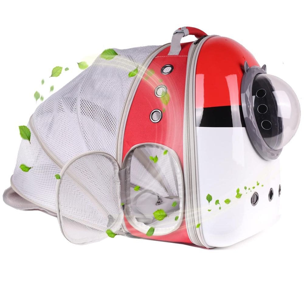 Mochila Cat Carrier LAIRIES Back expansível de 16 libras
