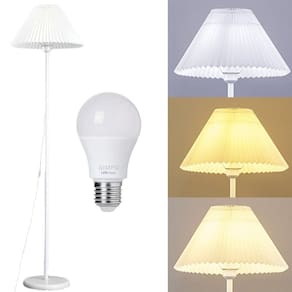 Luminária Piso Chão Coluna 148Cm Metal Gimpo Kjtd-720-Branco