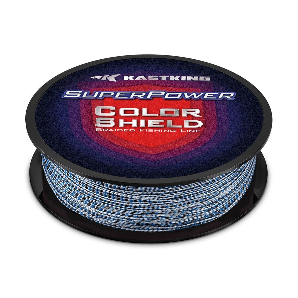 Linha de pesca trançada KastKing Superpower ColorShield 65LB