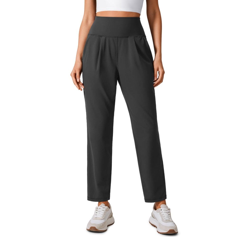 Calças de ioga CRZ YOGA Butterlift Ankle para mulheres Mysterious Grey XS