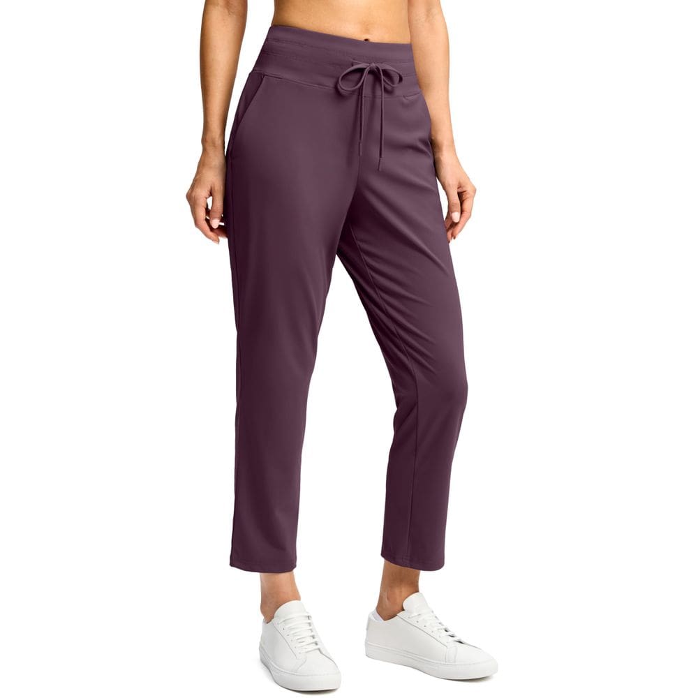 Calças G Gradual High Waisted Golf 7/8 Ankle Wine XXL para mulheres