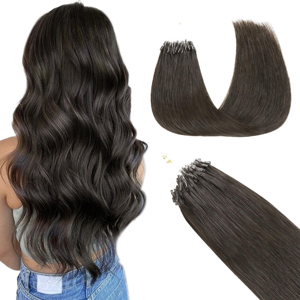 Extensões de cabelo GOO GOO Micro Link Tip 16 polegadas 50g 50s