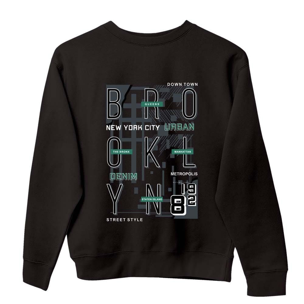 Blusa Moletom Algodao Unissex Com Estampa Sem Capuz Conforto Basica Ribana de Qualidade Academia