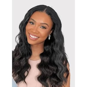 Peruca em U Emistar Curly V Part Water Wave Synthetic Hair