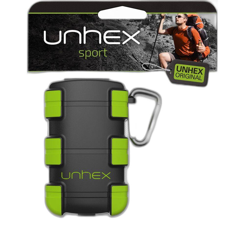 Estojo Unhex Sport 01 - Cortador Mãos e Pés - Verde