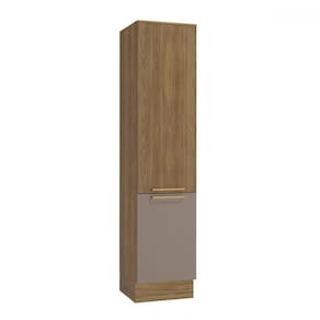 Paneleiro 50 Cm Isabel 2 Portas Nogueira/Marrom Claro - Kappesberg