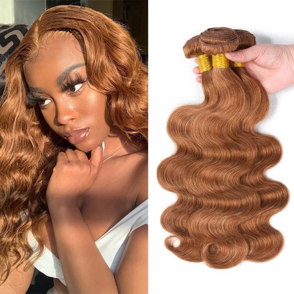 Pacotes de cabelo MAMART Body Wave Brown 30 Brazilian Virgin