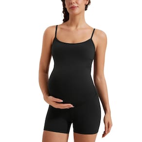 Macacão de treino para maternidade CRZ YOGA Butterluxe preto GG