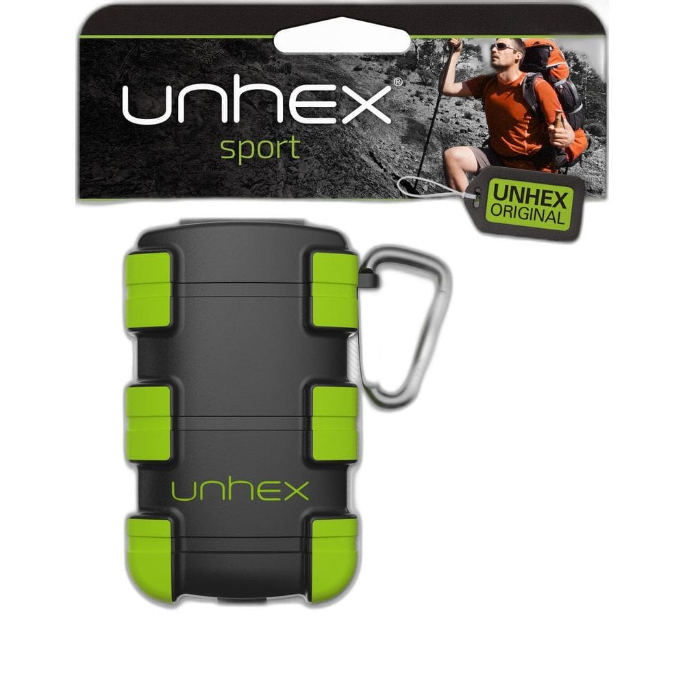 Estojo Unhex Sport 01 - Cortador Mãos e Pés - Verde