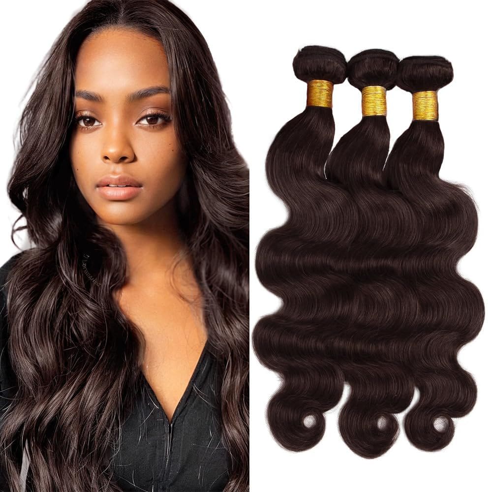 Pacotes de cabelo MAMART Body Wave 3 pacotes de 8-30 polegadas castanhos