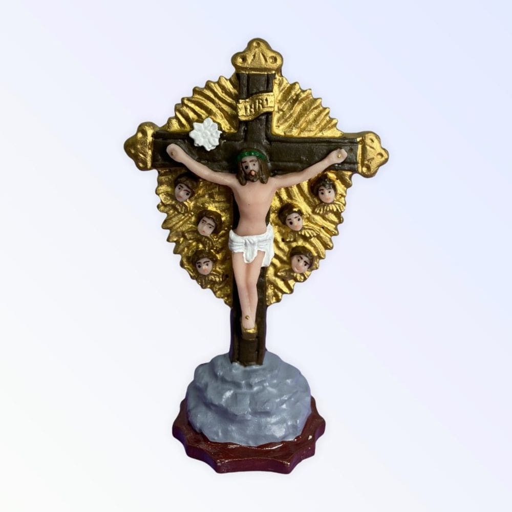 Imagem Católica em Resina Senhor do Bonfim 10 cm