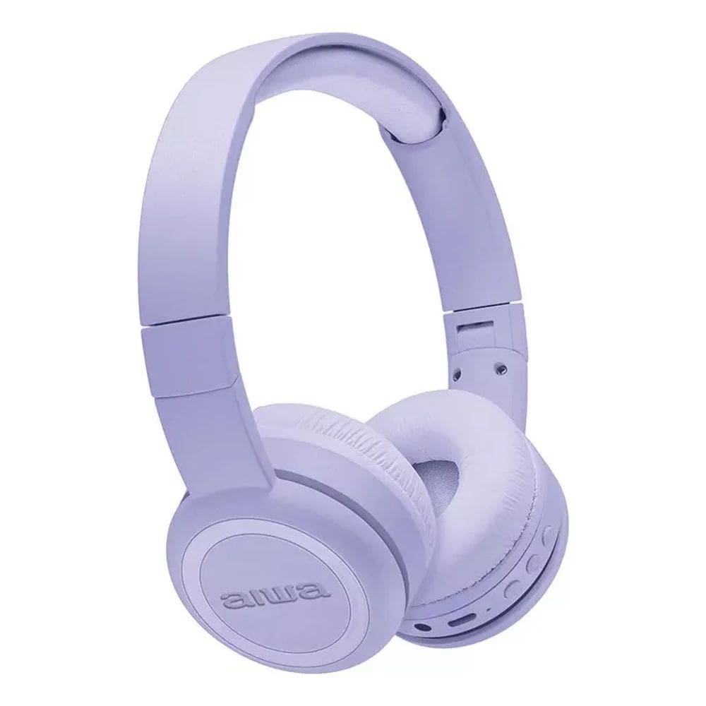 Fone De Ouvido Aiwa Aws-h p-03-p Roxo