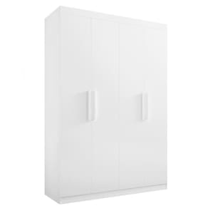 Guarda Roupa 4 Portas 3 Gavetas Colibri Plus D`doro Branco