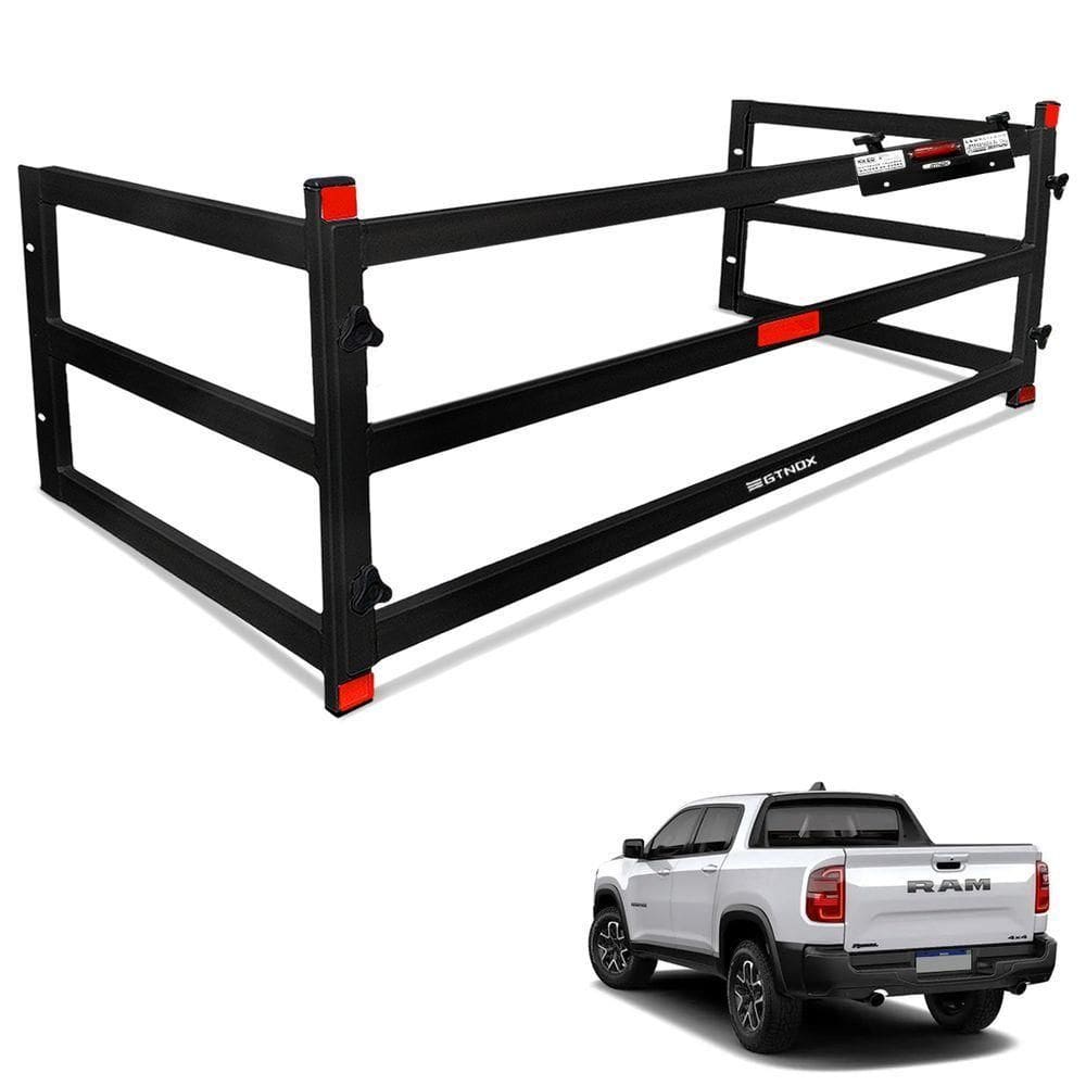 Extensor De Caçamba Rampage 2023 2024 Divisor Ed Preto