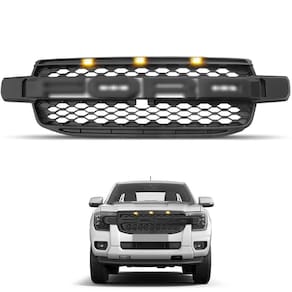Grade Frontal Ranger 2024 A 2026 Modelo Raptor Preto Com Led