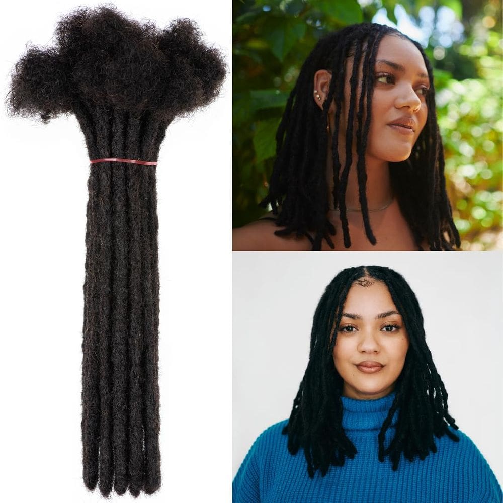 Extensões Dreadlock LinkMai 100% cabelo humano 20 fios