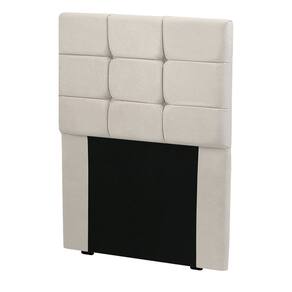 Cabeceira Para Cama Solteiro Box Julia 90cm Veludo Marfim