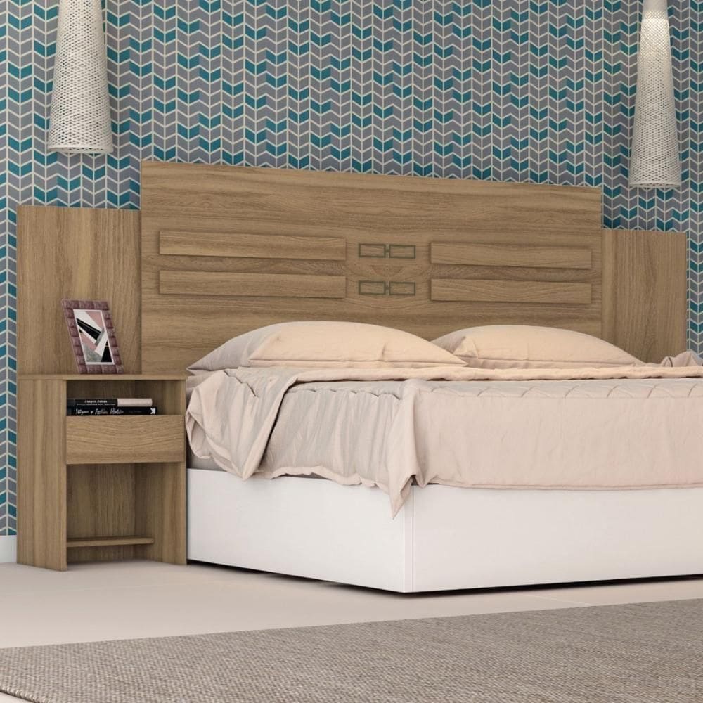 Cabeceira Casal 216 Cm Triunfo Amêndola Touch