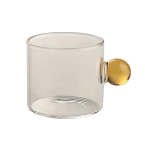 Xícara para Café Dot Vidro Bege 80ml - A\CASA