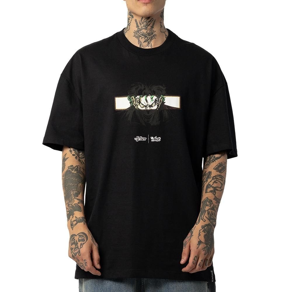 Camiseta Lost Crazy Joker WT25 Masculina Preto