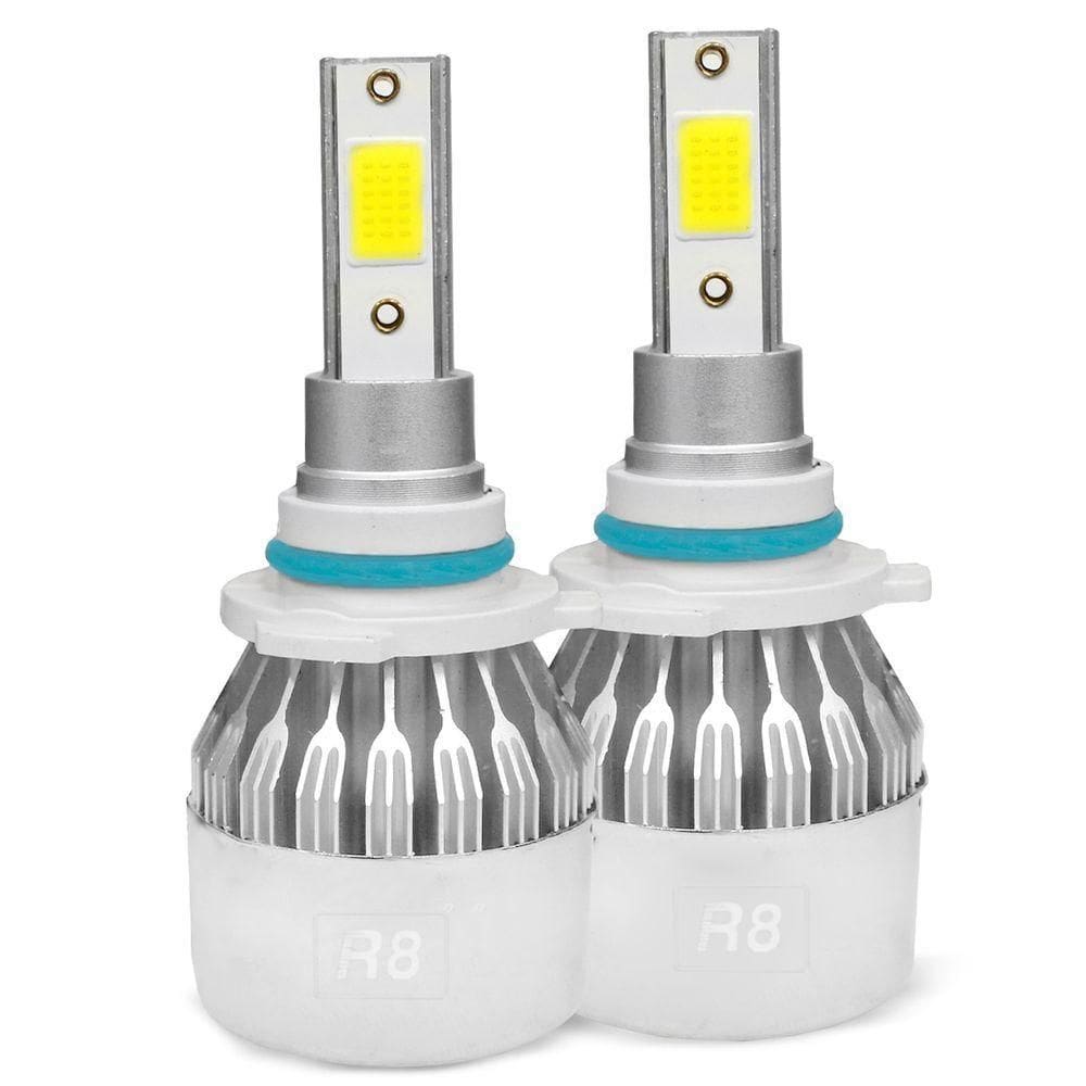 Kit Lâmpada De Led Hb3 6500k R8 3000 Lumens 50w