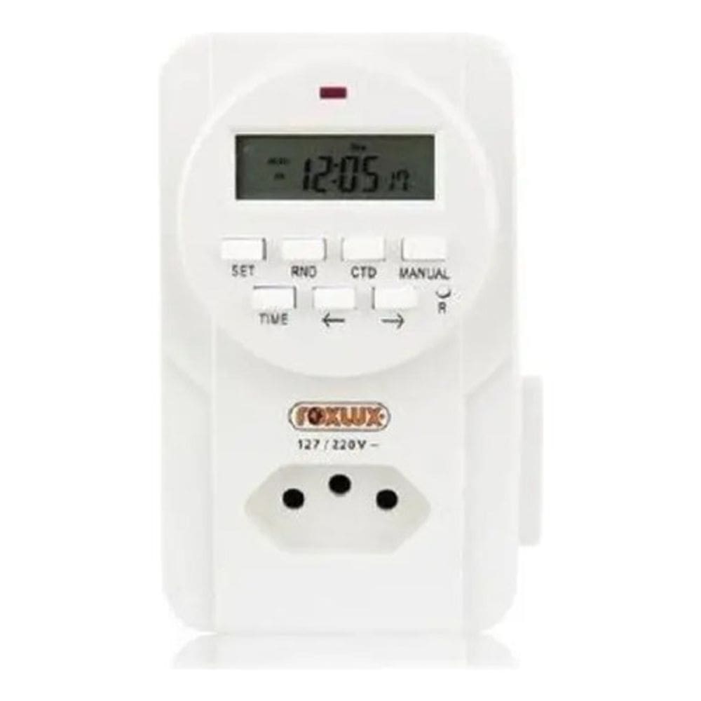 Timer Temporizador Bivolt Foxlux