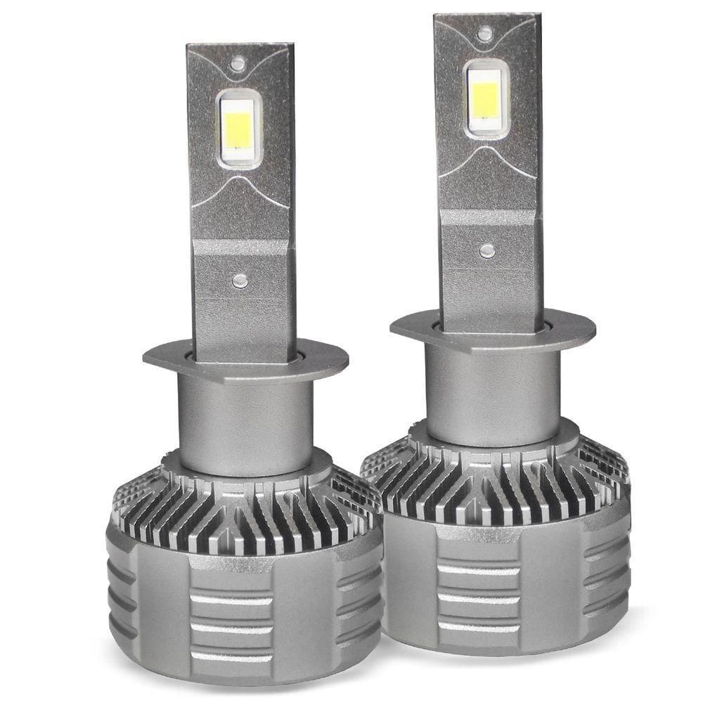 Kit Lâmpada De Led H1 6500k 9000 Lumens Black Diamond Cc-lot 55w Com Canbus