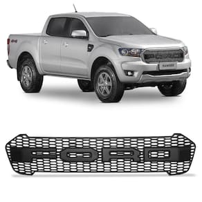 Grade Frontal Raptor Para Ranger 2020 A 2023 Preto Fosco