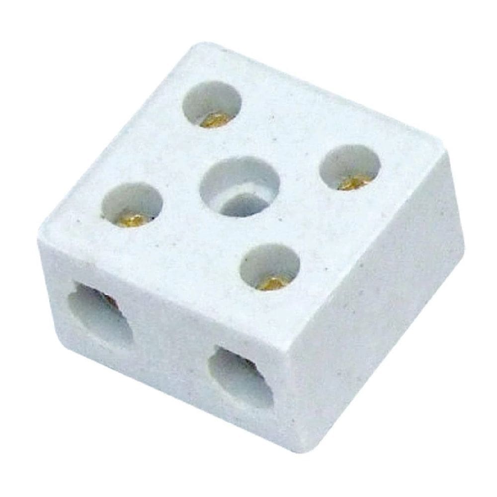 Conector de Porcelana 10mm c/2und Foxlux