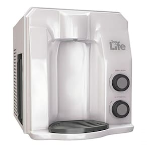 Filtro Super Água Alcalina Ph 9,5 Ionizada Gelada Flex He Top Life Branco 110V