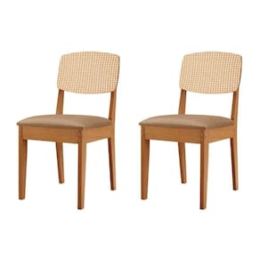 Conjunto Com 2 Cadeiras MDF Copper Premium Turim 07/Naturale