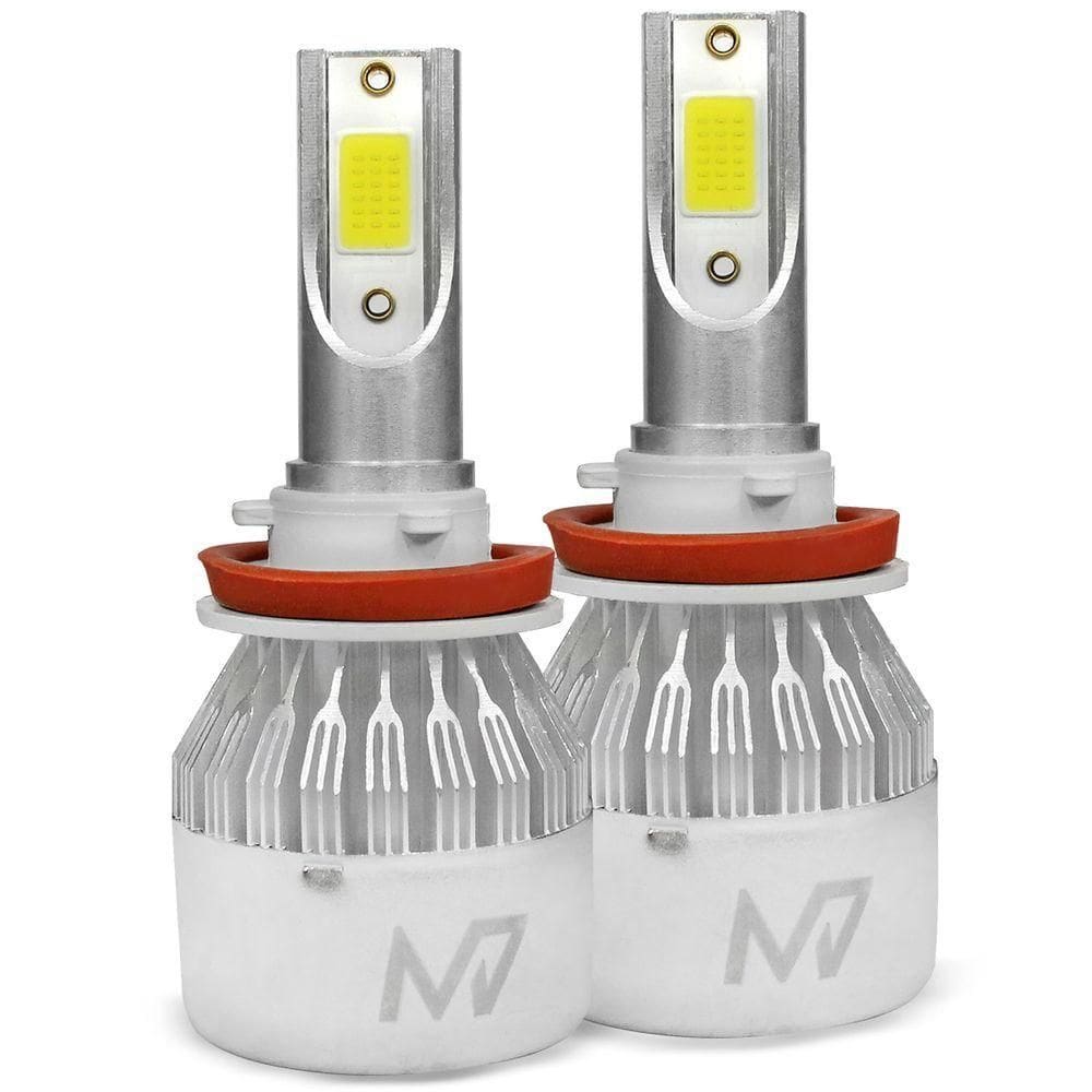 Kit Lâmpadas Led H11 6000k Headlight R8 M7 3200 Lumens 38w
