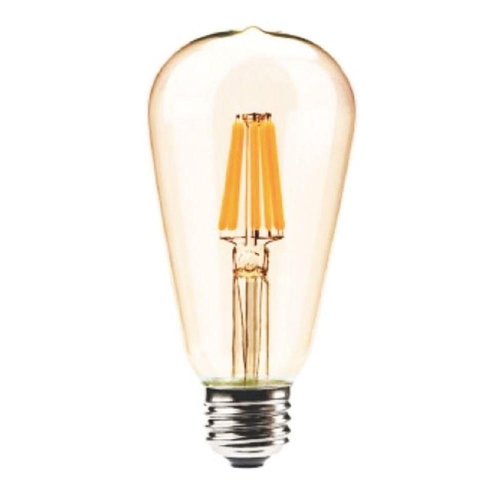 Lampadas De Led Kit 6 Multi Filamento Retro Vintage Bivolt 30w Iluminação