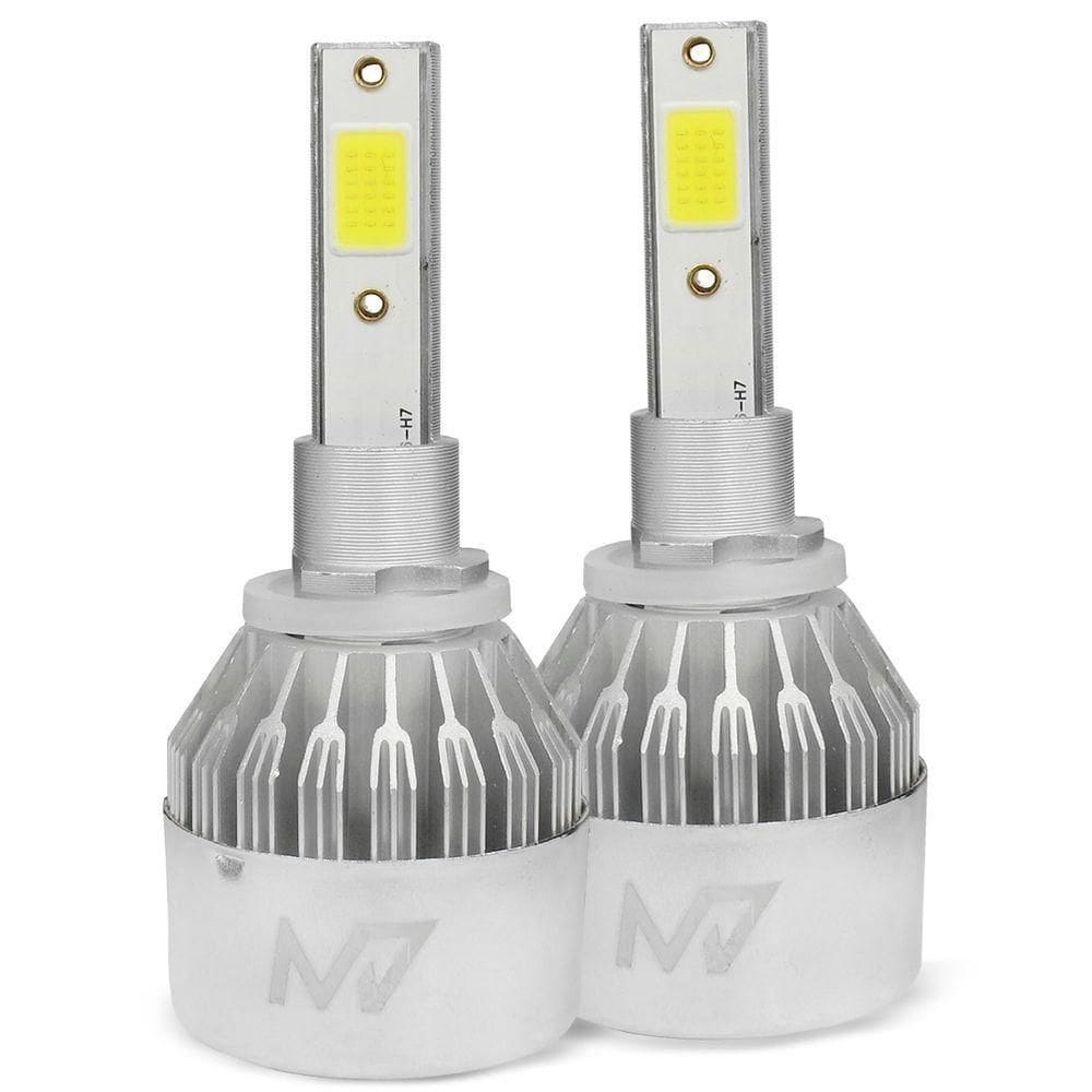 Kit Lâmpadas Led H27 6000k Headlight R8 M7 3200 Lumens 38w