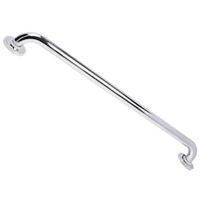 Barra de Apoio 80cm Inox Idoso Banheiro Box Cadeirante Segurança Corrimao Suporte Deficiente Acessibilidade