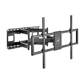 Suporte TV Articulado Parede ELG, A02V9XL, 60"-120", Até 120kg, Distância Ajustável 7-70,3cm, Preto