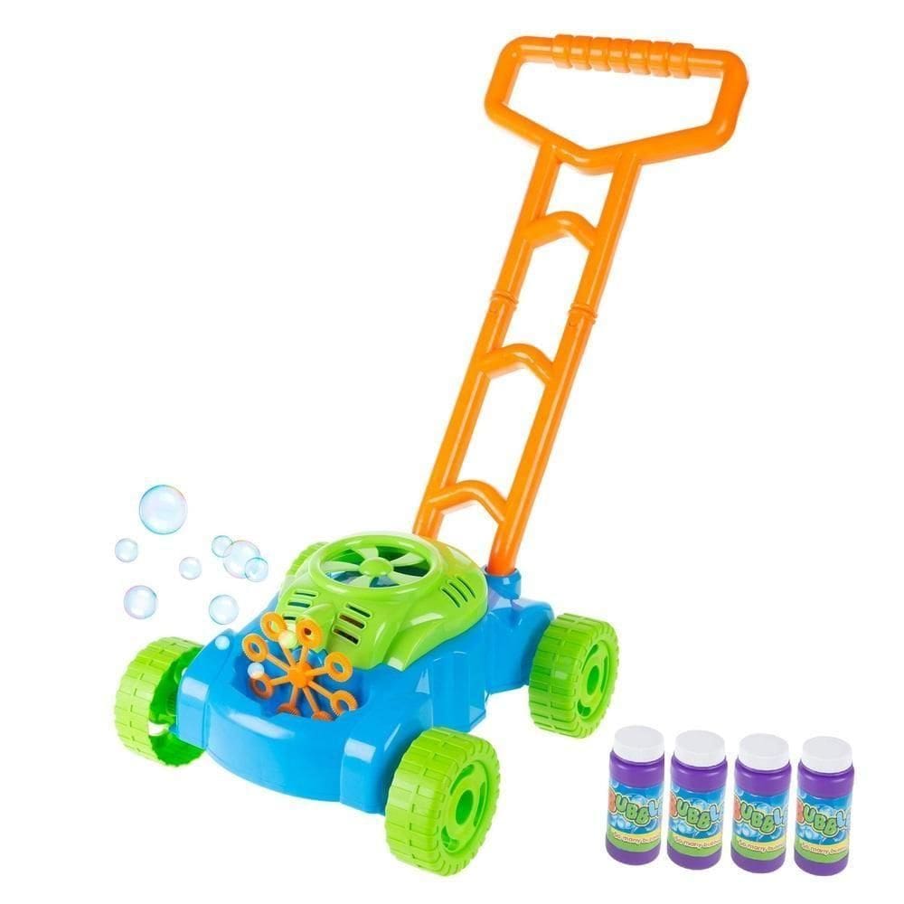 Cortador De Grama Infantil Lança Bolhas De Sabão Brinquedo