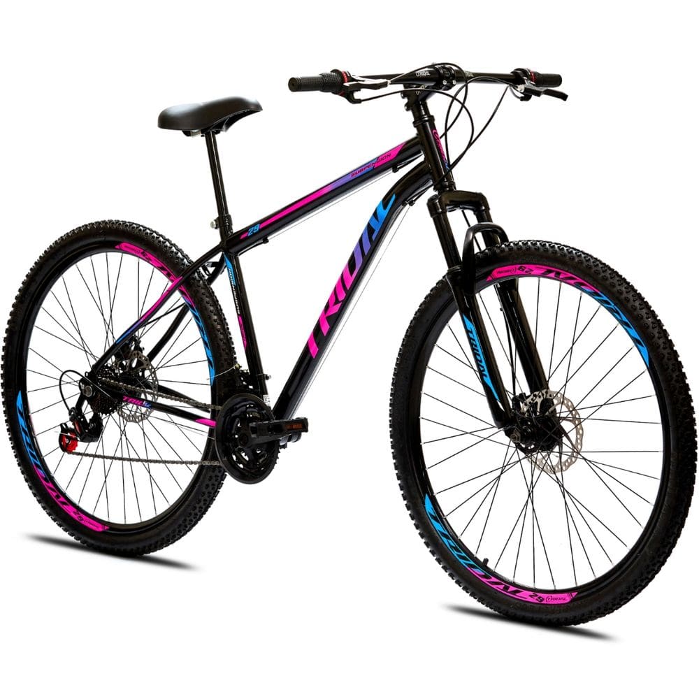 Bicicleta Aro 29 Mountain Bike Tridal com Freio a Disco e Suspensão Dianteira New Suspension